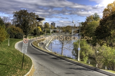 Rideau Canal Autumn View near Lansdowne Park 15635